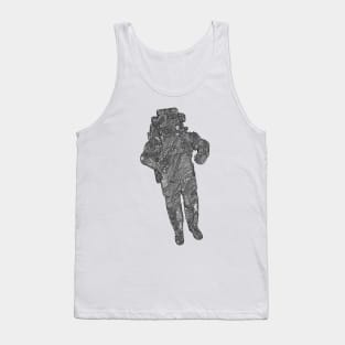 Astronaut voxel Tank Top